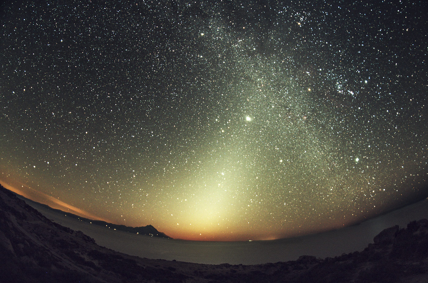 Zodiacal Light in Mt Athos